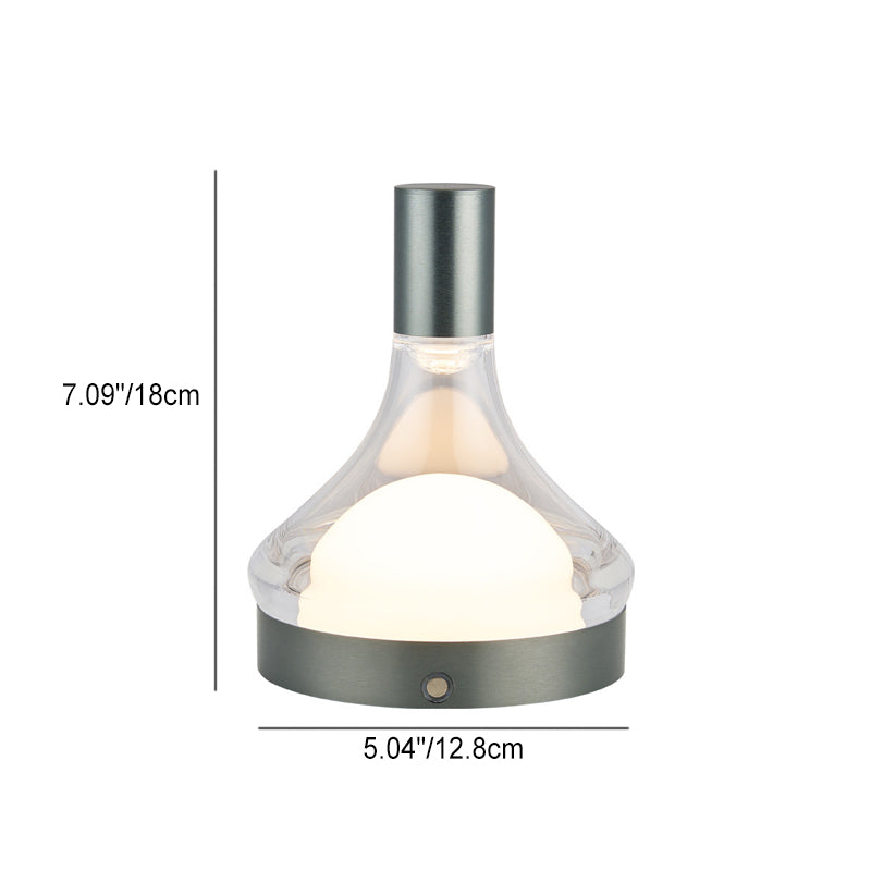 Moderne minimalistische Weinflasche Aluminium LED Tischlampe für Wohnzimmer 
