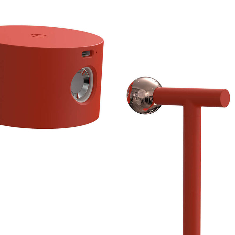 Lámpara de Mesa LED Magnética Rotativa USB Redonda de Plástico Creativa 