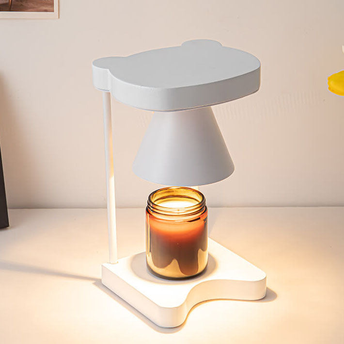 Moderne Atmosphäre Kegel Eisen Aromatherapie 1-Licht Wachsschmelz-Tischlampe 