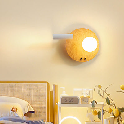 Nordic Creative Iron Round Square LED Wall Sconce Lamp