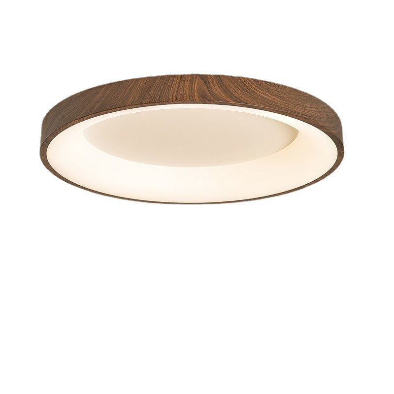 Luz de techo LED de montaje empotrado redonda cuadrada de hierro acrílico chino tradicional para dormitorio 
