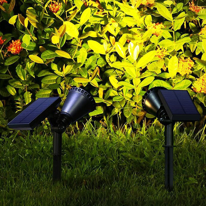 Lumière paysagère à LED rotative en ABS étanche à l&