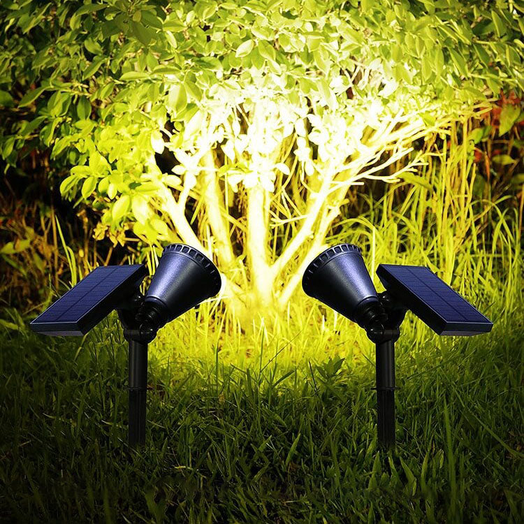 Lumière paysagère à LED rotative en ABS étanche à l&