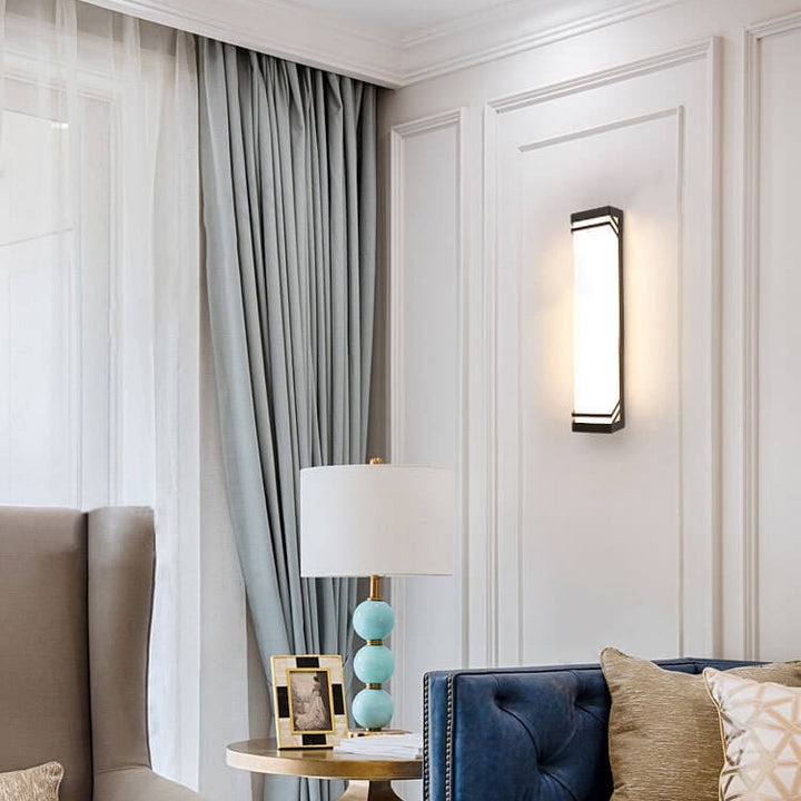 Lampe murale à détecteur LED carré étanche industrielle pour extérieur 