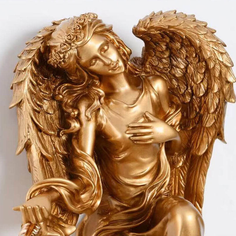 Applique Murale en Résine Cristal 1 Lumière Ange de Luxe Moderne Européen 