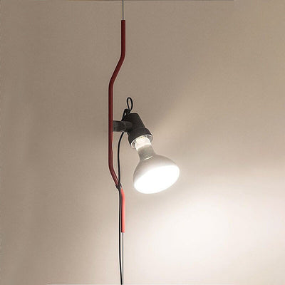 Italian Simple Hangable Spotlight Acrylic 1-light Adjustable Standing Floor Lamp