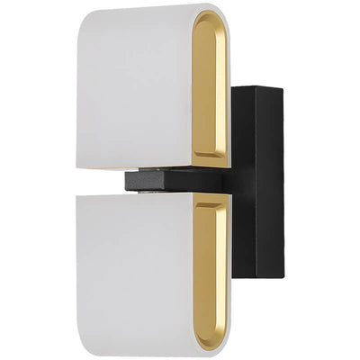 Modern Minimalist Round Zinc Alloy Rotatable LED Wall Sconce Lamp