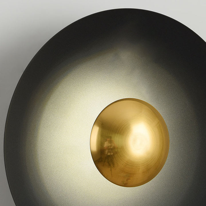 Lampe murale LED créative contemporaine avec soucoupe volante Macaron pour chambre à coucher 