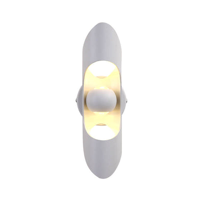 Modern Creative Hollow Cylindrical Aluminum LED Wall Sconce Lamp