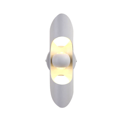 Minimalistische drehbare LED-Lesewandleuchte aus Aluminium 