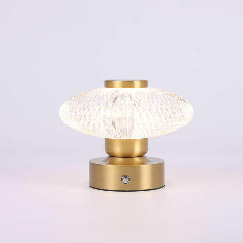 Lampe de table LED acrylique à chargement USB Nordic Creative Mushroom 