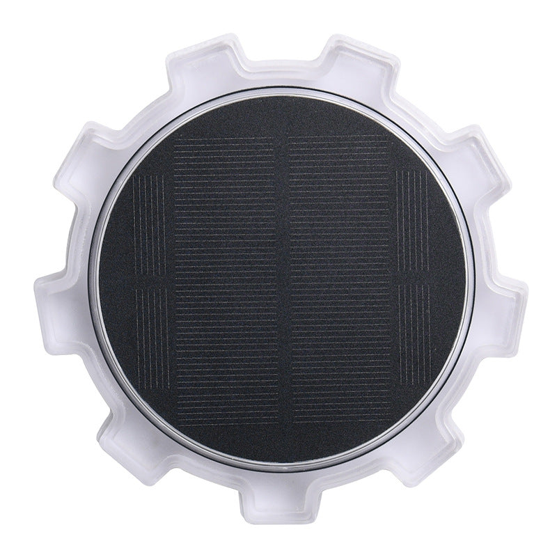 Modern Simplicity Solar Waterproof Silicon ABS PC Round Conic Pinion LED Landscape Lighting Outdoor Light For Outdoor Patio
