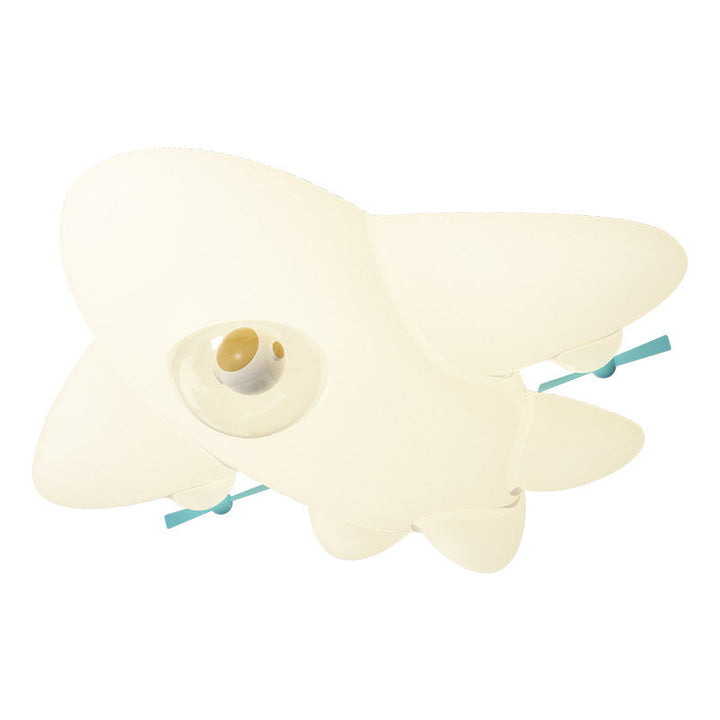 Lustre de plafond pour enfants avec avion en dessin animé créatif contemporain LED pour salon 