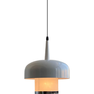 Nordic Vintage Dome Acrylic Shade 1-Light Pendant Light