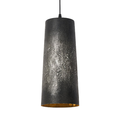 Industrial Japanese Simple Steel Cylinder 1-Light Pendant Light