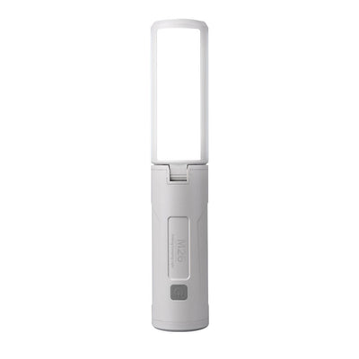 Luz LED para exteriores de hierro acrílico cilíndrico portátil solar creativa contemporánea para patio exterior 
