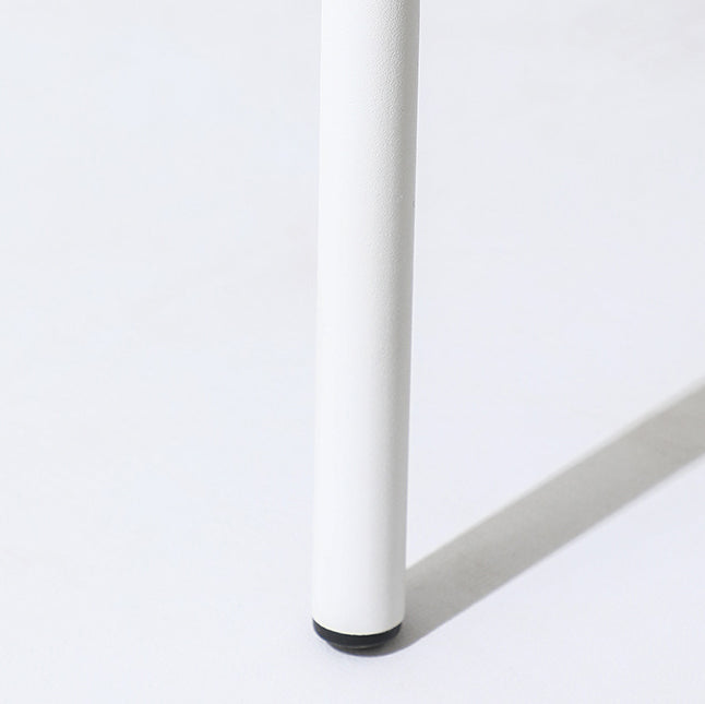 Tabouret de coiffeuse contemporain nordique en velours avec pieds en métal et dossier rond pour chambre 