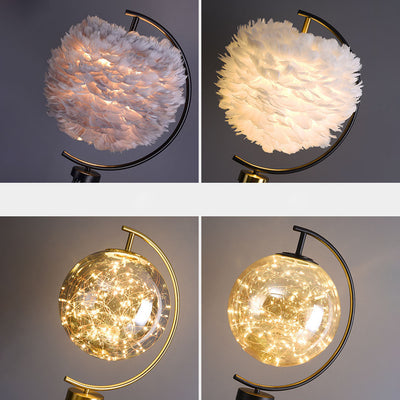 Zeitgenössische kreative Eisenfeder-Stativ Stehlampe mit 1 Licht für das Schlafzimmer 