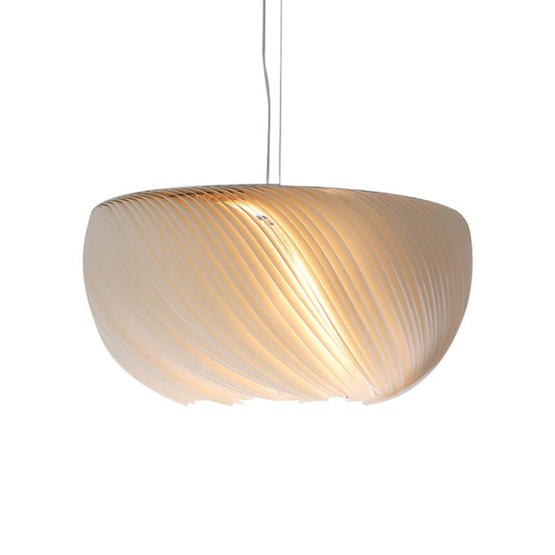 Hardware de linterna plisada de pergamino Wabi-Sabi japonés, luz colgante de 1 luz 