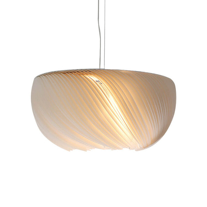 Hardware de linterna plisada de pergamino Wabi-Sabi japonés, luz colgante de 1 luz 
