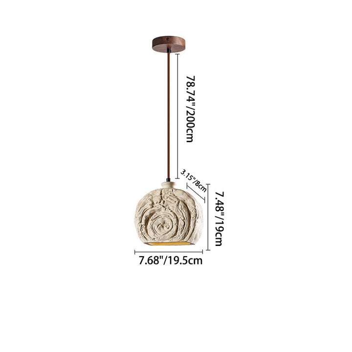 Suspension en forme de coquille d&