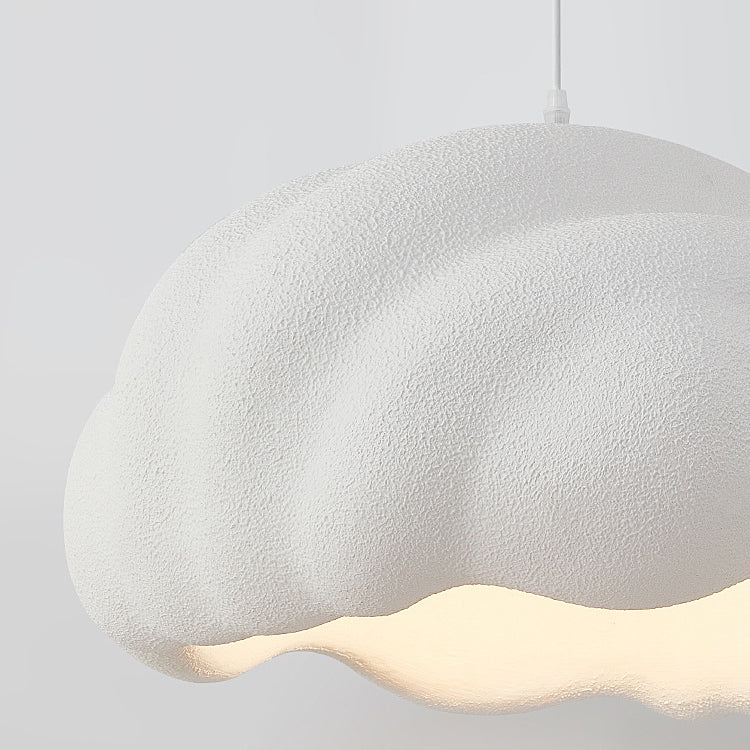 Lampe Suspendue Moderne Minimaliste Ronde en Polyéthylène Haute Densité à 1 Lumière Pour Chambre 