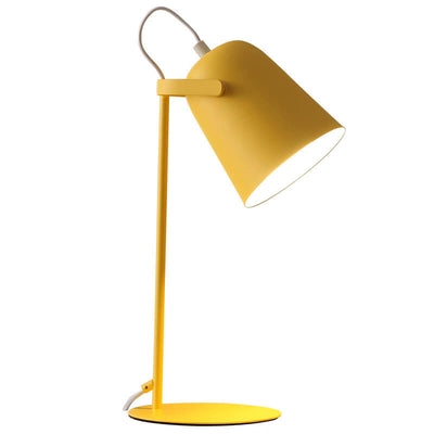 Nordic Macaron Farbe Kreatives Eisen-Eimer-Design 1-Licht Tischlampe 