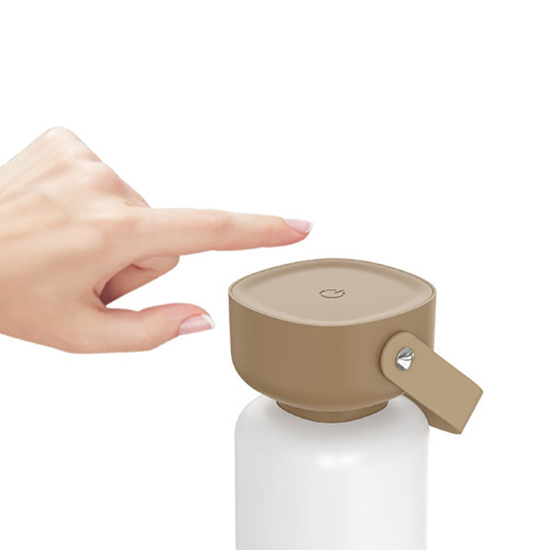 Lampe de table LED en cylindre en plastique ABS portable et étanche, simplicité moderne, pour éclairage extérieur de patio 