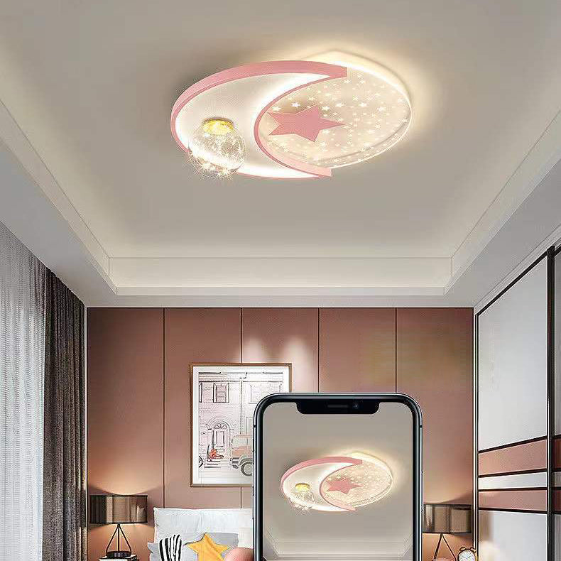 Zeitgenössische kreative Acryl Sternenhimmel LED Unterputz Deckenleuchte für Wohnzimmer 