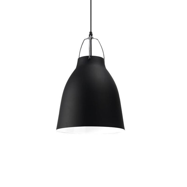 Contemporary Nordic Aluminum Bell 1-Light Pendant Light For Dining Room