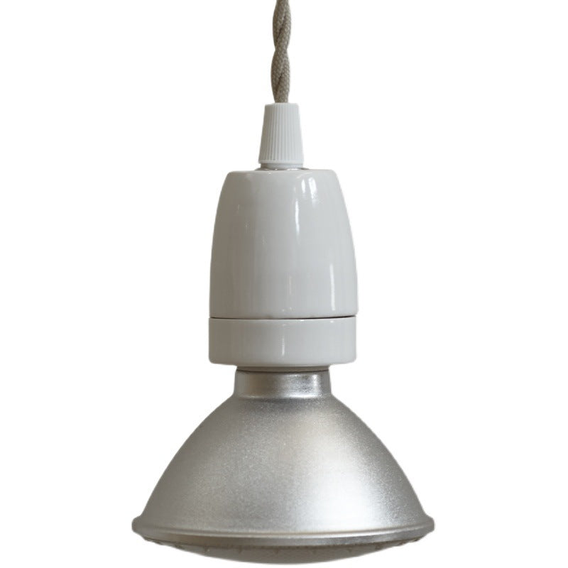 Contemporary Industrial Ceramic Cone 1-Light Pendant Light For Living Room