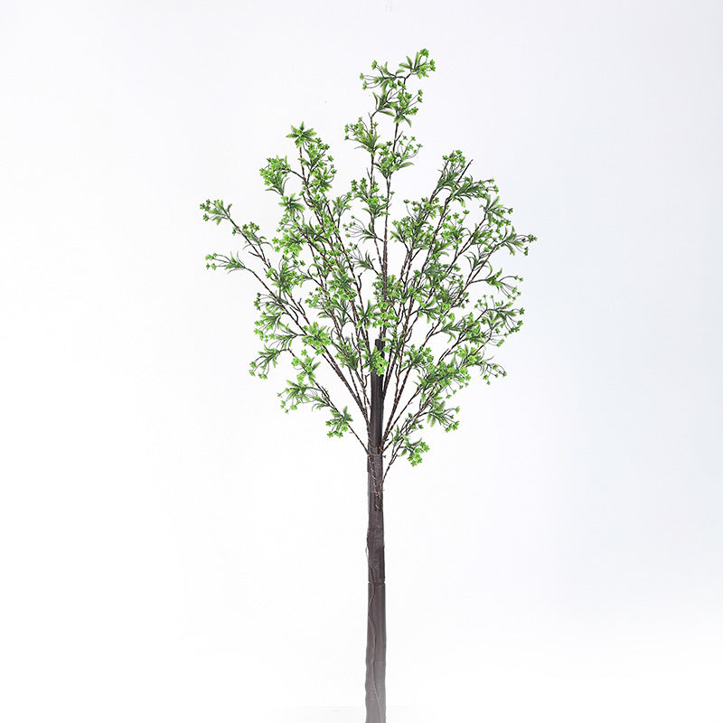 Modern Art Deco Waterproof Copper PP Tree USB LED Standing Floor Lamp For Bedroom