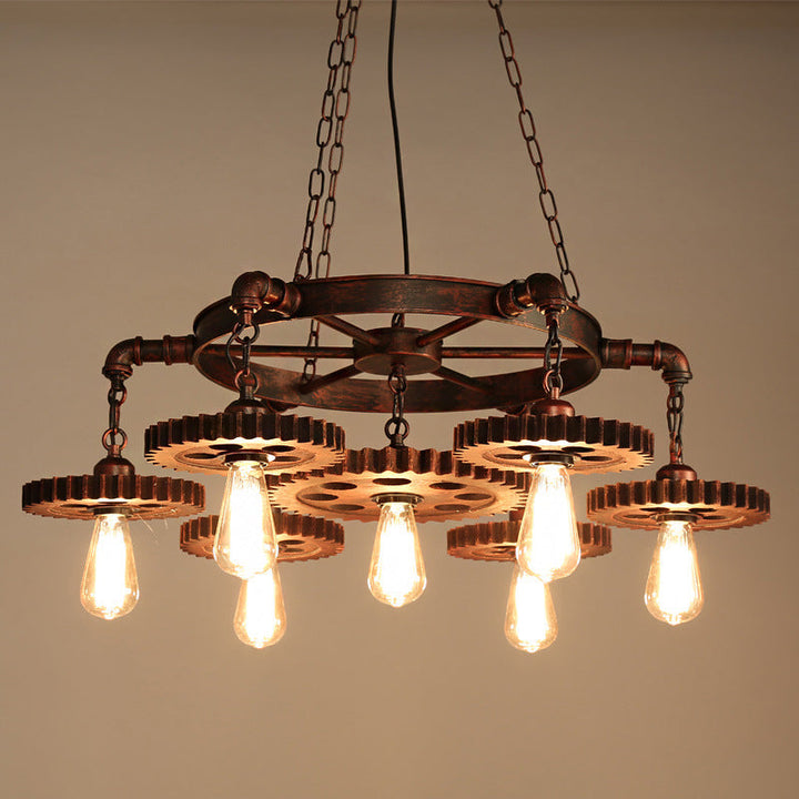 Lustre à 7 lumières au design d&