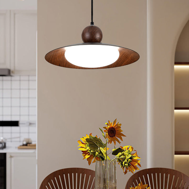 Zeitgenössische skandinavische Eisen PE Acrylglas LED Pendelleuchte für Esszimmer 