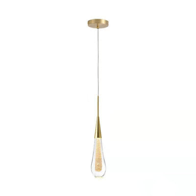 Modern Personality Creative Crystal Drops LED Pendant Light