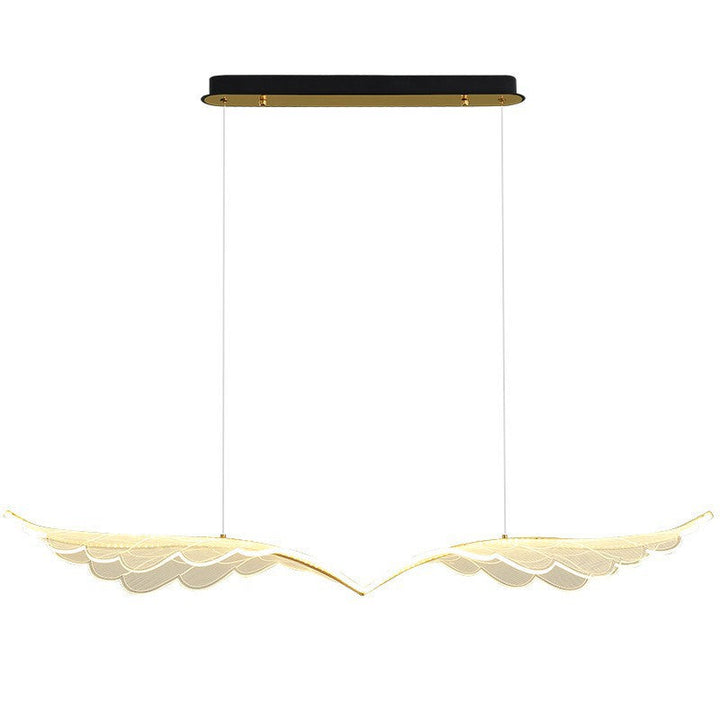 Lustre suspendu contemporain créatif avec aile d&