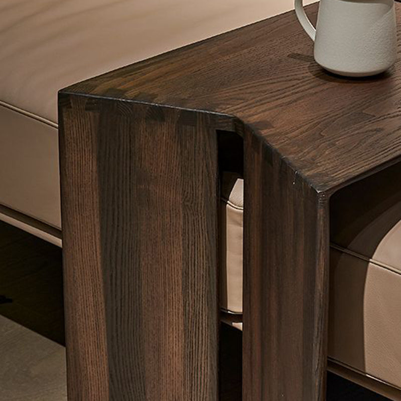 Moderner minimalistischer rechteckiger Holztisch für das Wohnzimmer 