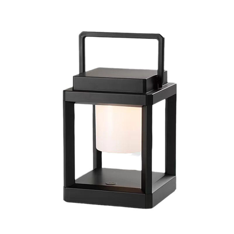 ضوء LED شمسي خارجي مربع ABS بتصميم بسيط حديث للتخييم 