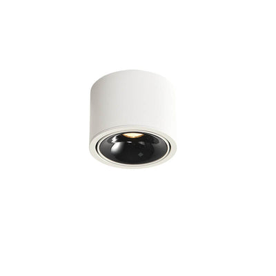 Modern Minimalist Round Spotlight Adjustable LED Flush Mount Ceiling Light