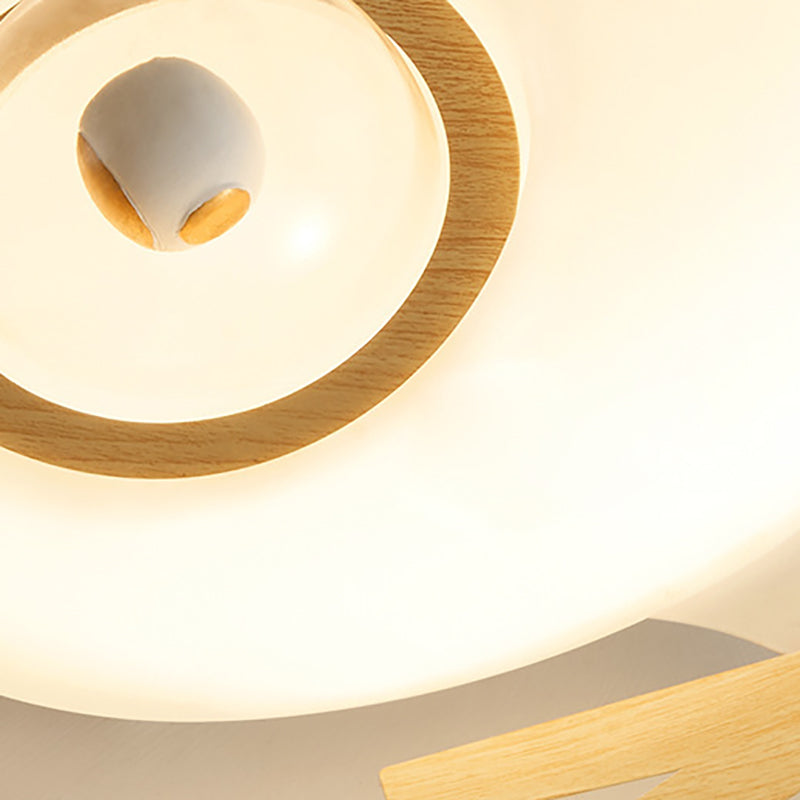 Plafonnier LED en fer PE avion minimaliste moderne pour chambre d&