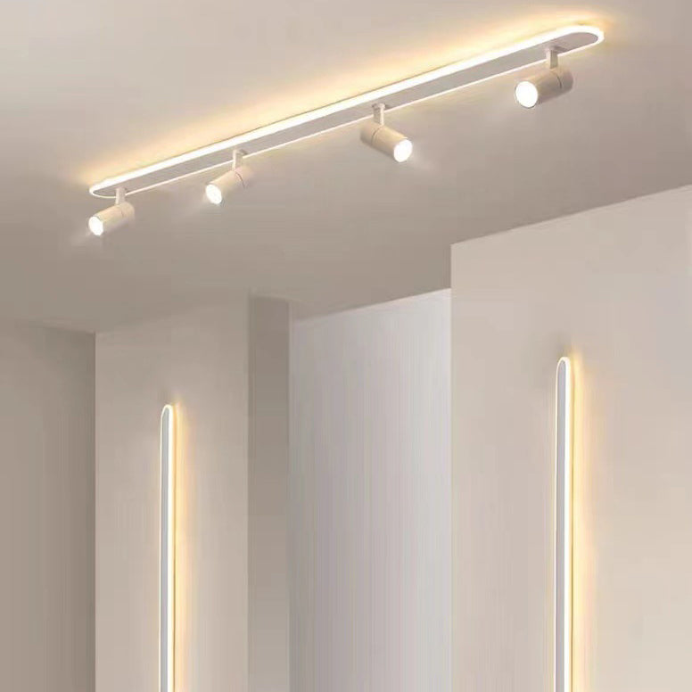 Moderne minimalistische Acryl lange Spotlight Track Licht LED Unterputz Deckenleuchte für Wohnzimmer 
