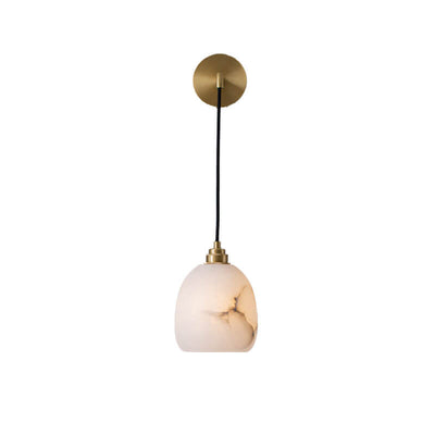 Lámpara de Aplique de Pared de 1 Luz de Cobre Lima de Lujo Nórdico 
