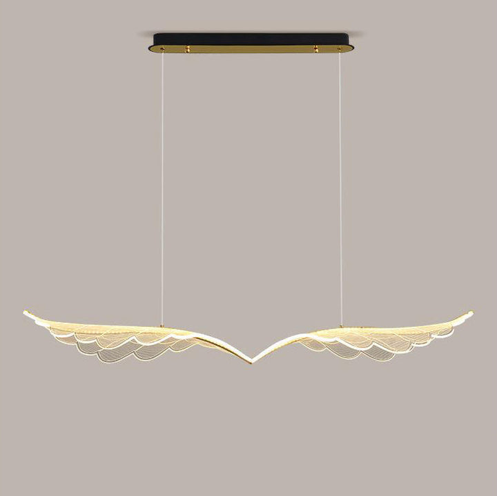 Lustre suspendu contemporain créatif avec aile d&