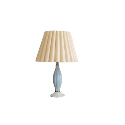 Modern Minimalist Creative Ceramic Petals 1-Light Table Lamp