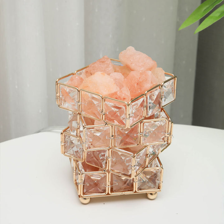 Lampe de table contemporaine Creative Hardware Cube 1 lumière pour chambre 