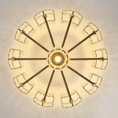 Modern Light Luxury Crystal 6/8/10/12- Light Flush Mount Ceiling Light