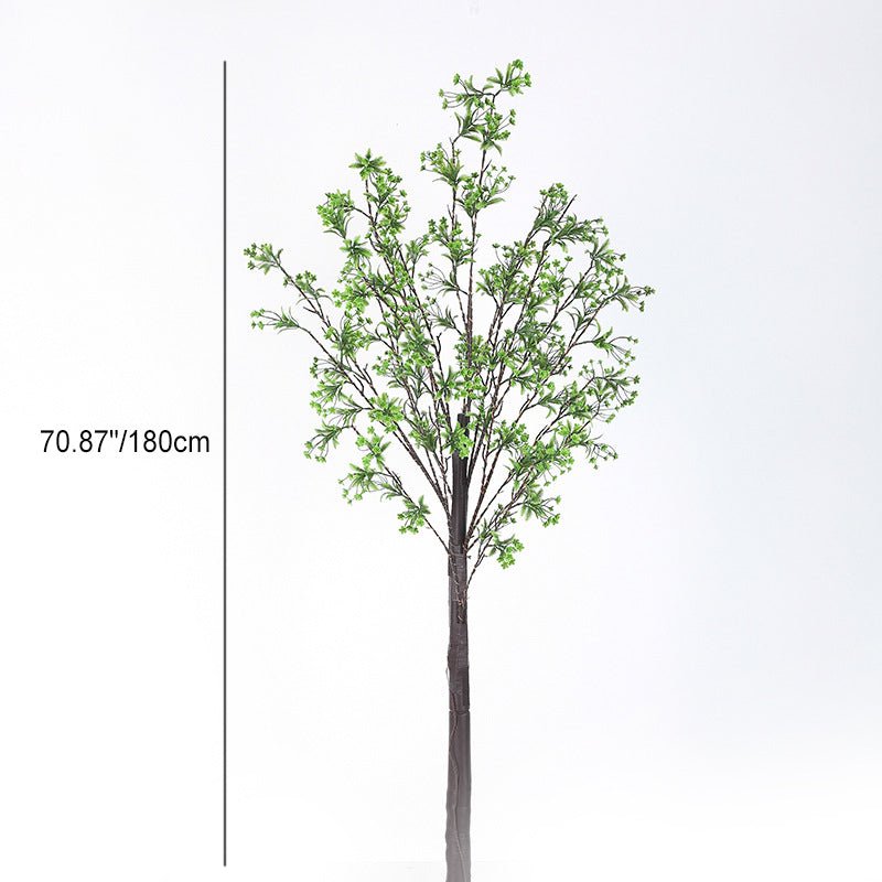 Modern Art Deco Waterproof Copper PP Tree USB LED Standing Floor Lamp For Bedroom