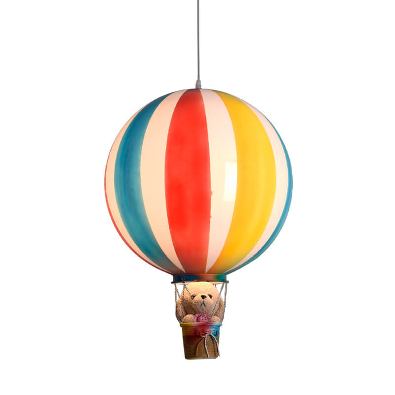 Scandinavian Modern Creative Hot Air Balloon Iron Acrylic 1-Light Pendant Light