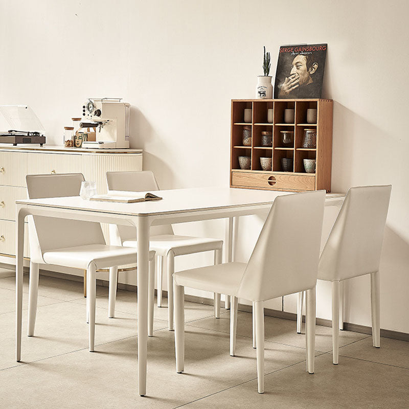 Ensemble de table à manger et chaises en alliage d&