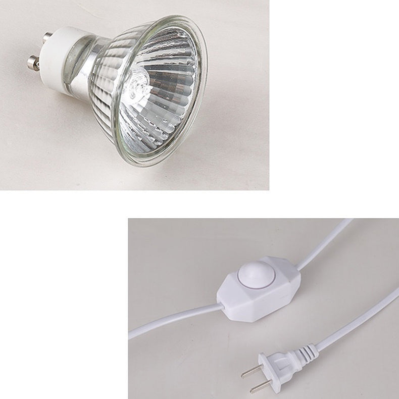 Zeitgenössische skandinavische Blumen-Metallglas-1-Licht-Aroma-Schmelzwachs-Tischlampe für Schlafzimmer 